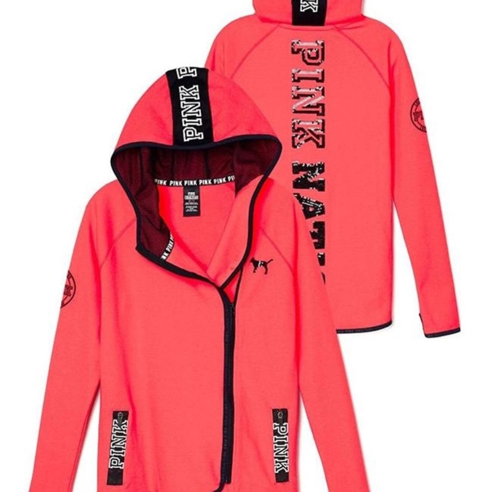 Pink zip hoodie